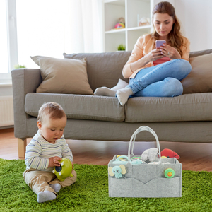 Cảm Thấy Bé Tã <span class=keywords><strong>Caddy</strong></span> <span class=keywords><strong>Organizer</strong></span> Với Xử Lý Tã Tổ Chức Để Thay Đổi Bảng Và Đi Du Lịch Giỏ Bé Cho Nurseries - Product Image 6