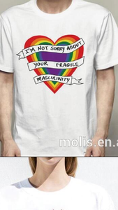 Camisetas homosexuales <span class=keywords><strong>de</strong></span> varios colores del orgullo, camisetas transpirables, antipilling, anticontracción, duraderas - Product Image 2