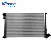 Radiateur en aluminium Winsee pour PEUGEOT 406 1.6i 2.0i 1999-2000 Remplacement OE 1301.GE 1301.GF 1301.FV Radiateur de refroidissement