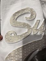 T-shirt pour homme avec logo en relief OEM, 100% coton tricoté, coupe classique, anti-rides, respirant, écologique