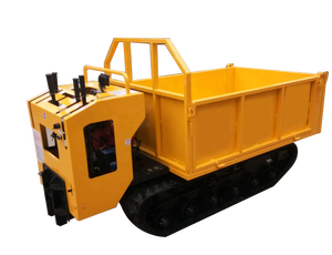 Прямые поставки с завода: 1-тонный мини-погрузчик на гусеничном ходу, самосвал с высоким углом наклона, гидравлический мини-гусеничный думпер для транспортировки - Product Image 5