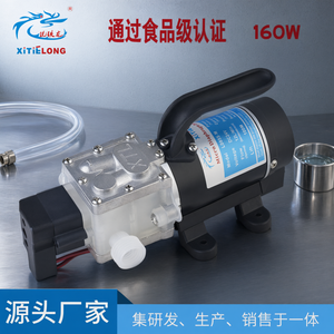 Pompe à diaphragme micro auto-amorçante XiTiELONG 160W de qualité alimentaire DC 12V 24V pour transfert d'eau, de vin et d'huile - Product Image 3