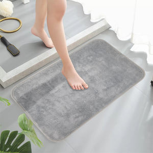 Logotipo moderno personalizado impreso antideslizante barato pie impermeable alfombra para suelo de alfombra - Product Image 1