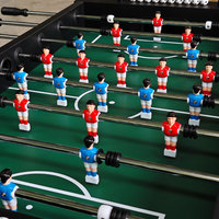 Table de Baby-Foot Professionnelle de 55 Pouces, Robuste avec Tiges en Fer et Porte-Gobelets, Table de Jeu de Football d'Intérieur pour la Famille, Modèle TS-5561