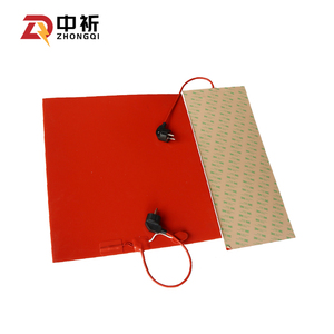 Lit chauffant en silicone 490x490mm 220V 500W avec 4 trous pour <span class=keywords><strong>imprimante</strong></span> <span class=keywords><strong>3D</strong></span> FDM <span class=keywords><strong>Wanhao</strong></span> D12/500 - Product Image 4