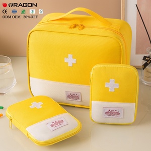 Precio de fábrica logotipo personalizado 3PCs pequeño mediano grande médico enfermera bolsa <span class=keywords><strong>barato</strong></span> impermeable al por mayor botiquín de primeros auxilios para el hogar al aire libre - Product Image 4