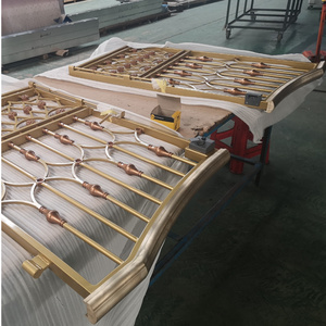 現代的なオーナメンタル階段手すり | 真鍮テーマパークフィットカスタマイズ可能なハイエンドリゾートグレード - Product Image 2