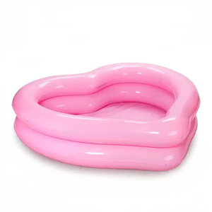 Piscina inflable de Pvc con forma de corazón Rosa B02 para mujeres que juegan con agua en el jardín <span class=keywords><strong>cuando</strong></span> se acerca el verano - Product Image 3