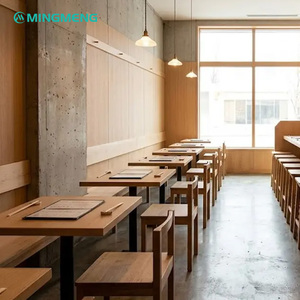 Juego de Muebles de Espuma de Alta Densidad para Uso Comercial en Cafeterías, Restaurantes y Tiendas de Café, con Mesas y Sillas de Alta Calidad en Colores Opcionales - Product Image 2
