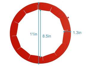 Moule en silicone pour fabricant de moules, protection de fond de <span class=keywords><strong>tarte</strong></span> en silicone, protecteur de pizza en silicone, moule rond pour pizza de 8 à 12 pouces pour la cuisson des crêpes - Product Image 4
