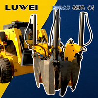 LuWei Accessoire de plantation pour excavatrice hydraulique diesel avec moteur, boîte de vitesses et pompe - Spade de plantation pour arbres, équipement de déplacement et de plantation