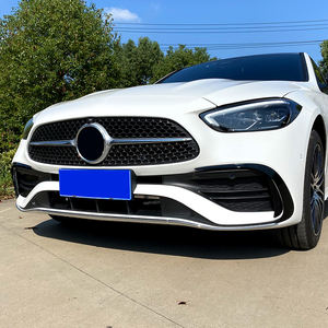 AMP-Z 2 pièces voiture avant lame garniture lumière sourcil vent couteau pare-chocs couverture autocollant adapté pour Mercedes Benz classe <span class=keywords><strong>C</strong></span> <span class=keywords><strong>W206</strong></span> voiture accessoires - Product Image 2