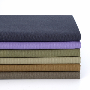 도매 100% 면 능직 직조 직물 남성용 물 빨 바지 정장 드레스 소년을위한 좋은 가격 염료 빗질 원사 - Product Image 5