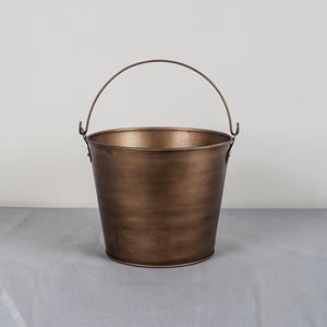Оптовая продажа продуктов, металлическое ведро для льда 1,3 галлонов, Оцинкованное металлическое ведро с печатью для праздничного пива - Product Image 6
