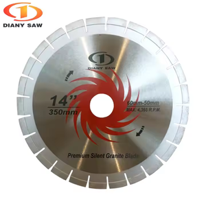Silent Bridge Saw <strong>Blade</strong> <strong>Cutting</strong> <strong>Granite</strong> 14in/350mm Diamond Saw <strong>Blade</strong> 10/15/20mm <strong>Segment</strong> Industrial Grade <strong>Granite</strong> Diamond Disc - Product Image 1