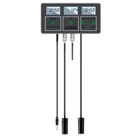 Testeur de qualité de l'eau WiFi 8-en-1, moniteur PH/EC/TDS/ORP/SALT/S.G/CF/TEMP avec contrôle à distance via l'application Tuya pour aquarium, hydroponie