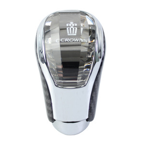 Crystal Gear <b>Knob</b> Toyota 12mm Universal LED <b>Shift</b> Head Carbon Fiber Car Modification - Product Image 1