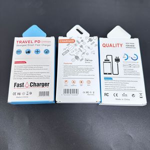 Kotak Kemasan Folder Kertas Ramah Lingkungan Standar Eropa PD+QC3.0 Pengisi Daya Cepat untuk Aksesori Ponsel - Product Image 2