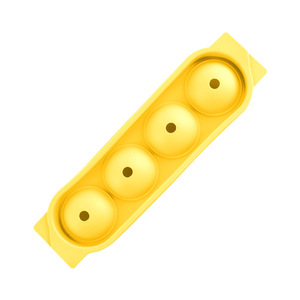 Модернизированная силиконовая форма для изготовления шариков для льда с 4 полостями, большой круглый лоток для льда, легкий выпуск, без BPA, для виски, коктейль-бар - Product Image 4