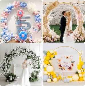 Heavy-Duty Adjustable <b>Backdrop</b> <b>Stand</b> with Steel Base | Sturdy Support for Grass Walls, Flower Walls, Photography & Events - Product Image 6