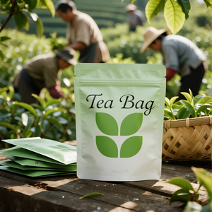 Bajo Moq Impresión digital Sellado térmico Plástico Matcha Bolsa de té verde Bolsa de pie para Matcha en polvo para ensalada Leche Muestra <span class=keywords><strong>gratis</strong></span> - Product Image 5