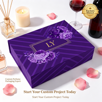 Boîtes d'emballage de luxe personnalisées en carton magnétique pour soins de la peau, huiles essentielles, parfums, cosmétiques