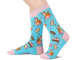 Calcetines de Algodón Personalizados al por Mayor - Elegante Regalo de Primavera para Abuela - Product Image 2