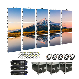 Écran LED de location pour scène XR, panneau d'affichage LED intérieur 500x500mm, pas de pixel 1.9 P1.9 P2.6, mur LED pour stand de scène - Product Image 1