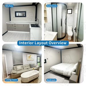 20ft 30ft 40ft Prefab Folding Living Mini Prefabricated Expandable <strong>Container</strong> <strong>Home</strong> with 2/<strong>3</strong> <strong>Bedroom</strong> - Product Image 4