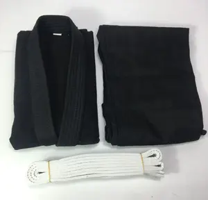 Hàng Có Giá Bán Logo Áo Kimono Judo Cotton Trang Phục Võ Thuật Đồng Phục Judo Gi Màu Đen