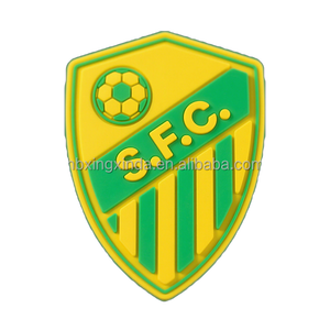 カスタムシリコーンサッカーパッチ刺繍入りチームロゴジャージー用帽子バッグ-熱転写装飾 - Product Image 1