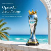 Trophée Couronne Personnalisé pour Championnat Sportif d'Entreprise, Cérémonie Gouvernementale, Reconnaissance des Employés avec Logo Gravé, Coupe de Récompense