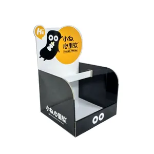 Counter Top Cardboard Display Stand Printing Portable Retail Store Display Cases