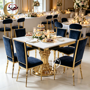 Luxury Modern White Velvet Upholstered Stainless Steel Dining <b>Chair</b> for Hotel Wedding Restaurant Outdoor & Living Room Use - Product Image 4