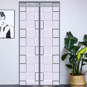 Nouveau rideau de porte de climatisation isolation thermique rideau de porte à fermeture automatique à main libre magnétique - Product Image 6