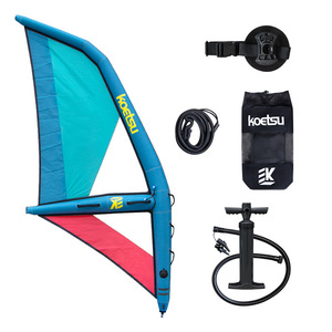 Koetsu Inflatable Windsurfing Board 8.4kg Portable Pvc Sail For Lakes Rivers Unisex Stand Up Paddleboarding - Product Image 1