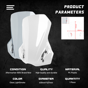 Deflettore vento parabrezza parti moto XXUN con staffa di montaggio per <span class=keywords><strong>Suzuki</strong></span> Vstrom <span class=keywords><strong>v</strong></span>-<span class=keywords><strong>strom</strong></span> DL650 <span class=keywords><strong>DL</strong></span> 650 2017-2021 - Product Image 5