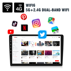 2024 kép BT Stereo Android Auto Car đài phát thanh 10 inch không dây Carplay xe chơi Dashcam DVD hệ thống âm thanh máy nghe nhạc cho xe - Product Image 5