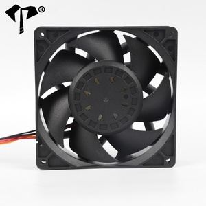 พัดลมระบายความร้อนตามแนวแกนไฟฟ้ากระแสตรง140x140x38มม. PWM FG อลูมิเนียมกันน้ำ + วัสดุ PBT แบริ่งบอลกระแสลมสูง3500รอบต่อนาที - Product Image 3