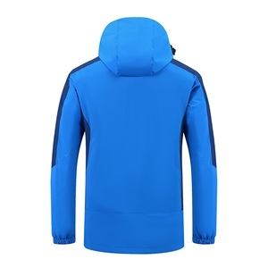 Chaqueta Cortavientos Personalizada con Capucha, Cierre Completo, para Hombre, Deportiva, de Manga Larga, Impermeable, para Actividades al Aire Libre - Product Image 2