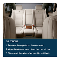 Lingettes de nettoyage de voiture multi-usages, non tissées, écologiques, biodégradables, sans dommages, portables, 4-en-1