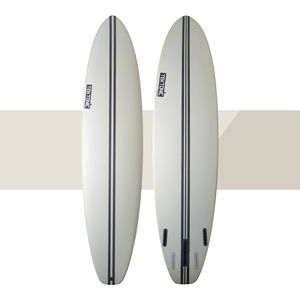 Vente en gros d'usine OEM de planches de surf |   Planche de surf standard 8'0" 71.5L Malibu en fibre de verre avec fond en carbone EPS et époxy, fabrication sous vide - Product Image 4