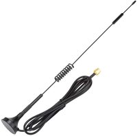 Antenne GSM omnidirectionnelle 12 DBi avec connecteur SMA mâle Câble de 3 pieds Base magnétique pour bandes 3G 4G LTE Vertical Polarizati