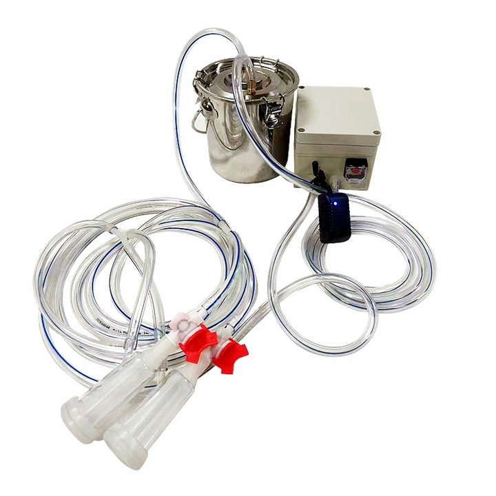 Mungitrice Elettrica Portatile Per Capre E Pecore - Kit Completo Con Secchio Da 5L, Tensione 100-240V - Foto 9