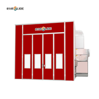 Cabine de peinture articulée SLD avec intégration de bras robotique, système automatisé d'application et de séchage de peinture pour l'entretien des flottes