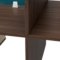 Combinaison de meubles de bureau Offre Spéciale Table de bureau extensible en bois convertible de style moderne simple à 4 places