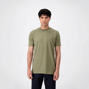 Camiseta Deportiva al por Mayor con Logotipo Personalizado para Hombre, Cuello Redondo, Corte Regular, Hombros Caídos, Ligera, Transpirable, Premium - Product Image 1