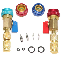 Connecteurs rapides de noyau de valve de climatisation pour la voiture R134a A/C Outil d'installation de dissolvant de haute basse pression