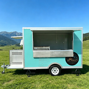 Commercial Seafood Trailer Heavy Duty Burger Food Truck CE Mobile Kitchen - Product Image 2