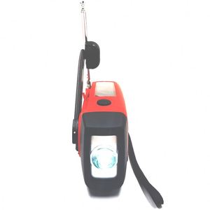 Radio météo solaire d'urgence <span class=keywords><strong>à</strong></span> <span class=keywords><strong>manivelle</strong></span>, portable en plastique, AM/FM, <span class=keywords><strong>chargeur</strong></span> de téléphone <span class=keywords><strong>USB</strong></span>, batterie externe 1200 mAh - Product Image 4